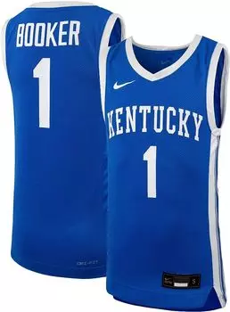 Синяя реплика баскетбольной майки Nike Youth Kentucky Wildcats Devin Booker #1