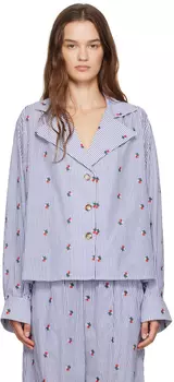 Синяя рубашка «Бонсай» Caro Editions