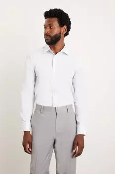 Синяя рубашка индивидуального кроя с длинными рукавами, которую легко гладить Burton, синий