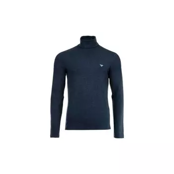 Синяя рубашка из модала Emporio armani underwear