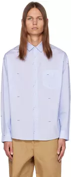 Синяя рубашка Le Chouchou La Chemise Simon Jacquemus