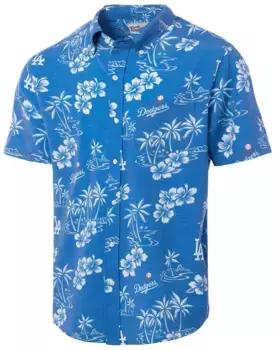 Синяя рубашка на пуговицах Reyn Spooner Los Angeles Dodgers для взрослых Kekai