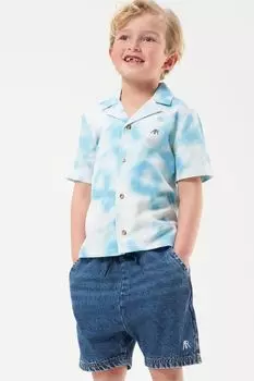 Синяя рубашка с завязками Angel & Rocket Bradley Angel & Rocket, синий