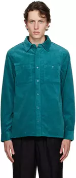 Синяя рубашка Saturdays NYC Nolan