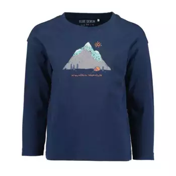 Синяя рубашка Seven с длинными рукавами Blue Seven, цвет blue denim