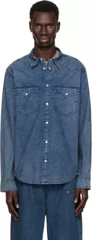 Синяя рубашка Vasco Isabel Marant