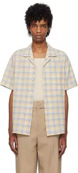 Синяя рубашка в клетку LE17SEPTEMBRE