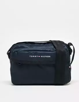 Синяя сумка для фотоаппарата с логотипом Tommy Hilfiger Skyline