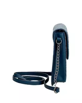 Синяя сумка для мобильного телефона Maddie на молнии Pepe Jeans, синий