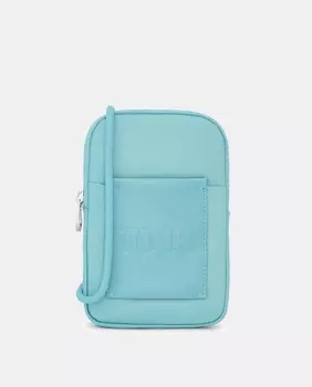 Синяя сумка для мобильного телефона на молнии Tous, синий