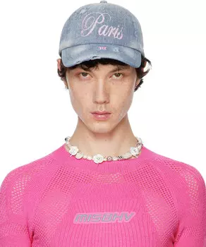 Синяя сувенирная кепка «Париж» MISBHV