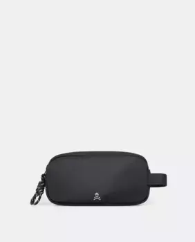 Синяя тканевая косметичка с застежкой-молнией Scalpers, синий