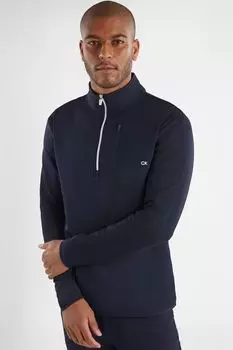 Синяя толстовка Delta на молнии 1/2 Calvin Klein, синий