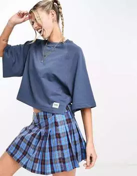 Синяя толстовка Lee реглан