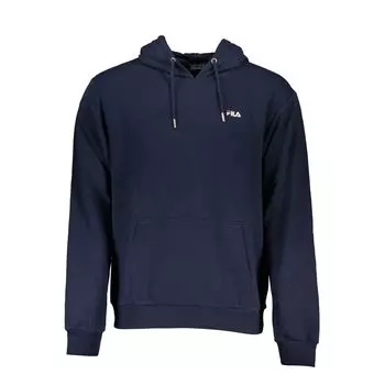 Синяя толстовка с капюшоном из хлопковой смеси Fila