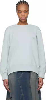 Синяя толстовка с логотипом Spliced MM6 Maison Margiela