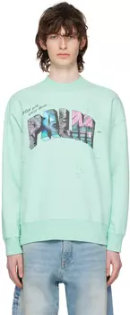 Синяя толстовка со знаком ладони Palm Angels