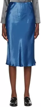 Синяя юбка-миди Alessio Max Mara Leisure