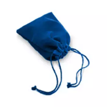 Синяя велюровая сумка для игральных костей (большая), Dice Bags (Chessex)