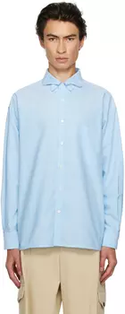 Синяя винтажная рубашка Recto