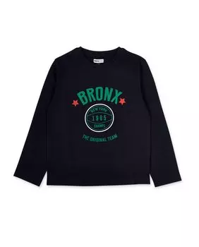 Синяя вязаная футболка для мальчика Tuc tuc, темно-синий