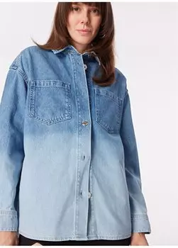 Синяя женская джинсовая куртка FINA-G Pierre Cardin, синий