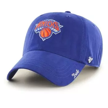 Синяя женская регулируемая кепка с логотипом New York Knicks Miata '47
