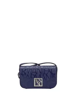 Синяя женская сумка через плечо Armani Exchange