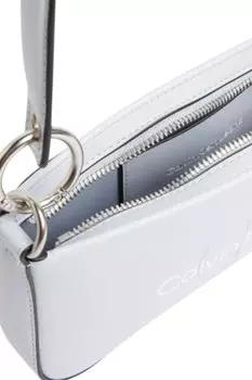 Синяя женская сумка через плечо на молнии Calvin Klein, синий