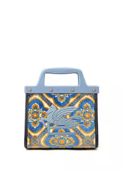 Синяя женская сумка mini love trotter Etro