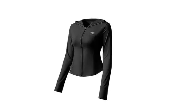 SINSIN Женская солнцезащитная одежда, Двойное антитело ледяной кожи голый абрикосовый порошок