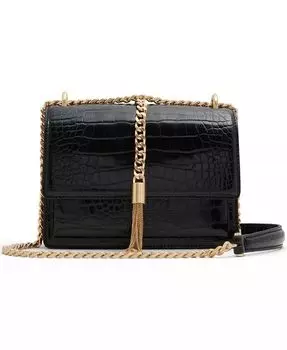 Синтетическая маленькая сумка через плечо Miyabellx ALDO, черный