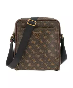 Синтетическая сумка через плечо Guess, коричневый
