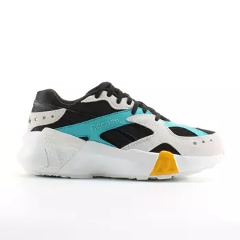 Синтетические кроссовки classic x gigi aztrek double 93 на шнуровке dv5387 Reebok, мультиколор