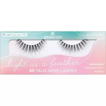 Синтетические ресницы Light AS A Feather 3D #01 Essence