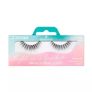 Синтетические ресницы Pestaas Sinteticas Light Feather 3D 01 Essence, 1 UD