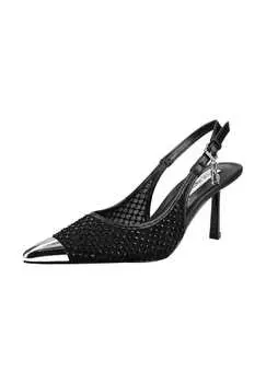Синтетические/Текстильные туфли-лодочки Steve Madden, черный