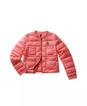 Синтетический пуховик Blauer, розовый