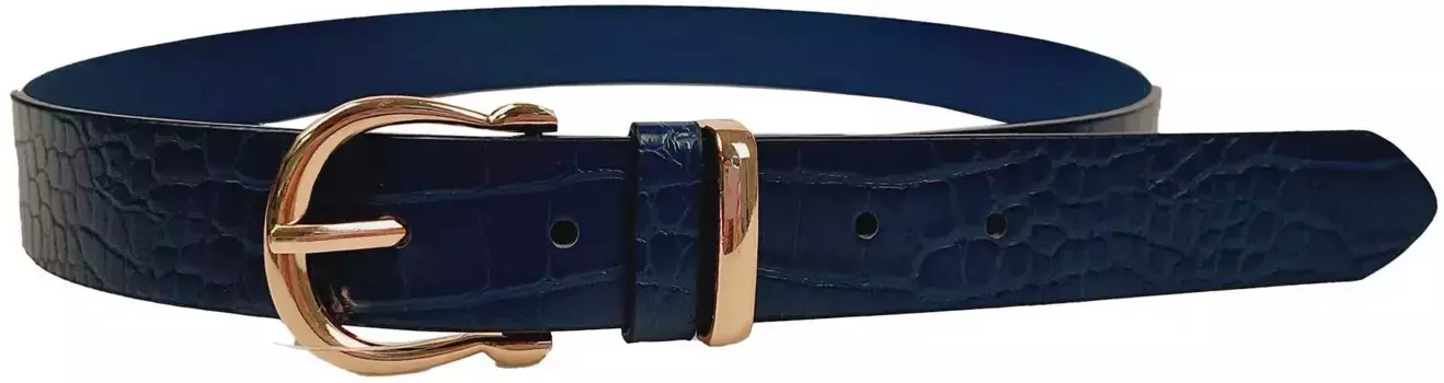 Синтетический ремень Capelli New York, цвет морской волны