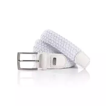 Синтетический ремень MONTI "HAVANNA", плетеный ремень, цвет White Uni