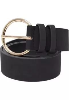 Синтетический ремень URBAN CLASSICS " Urban Classics Unisex Basic Suede PU Belt", черный