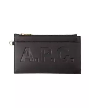 Синтетический рыночный клатч A.P.C., черный