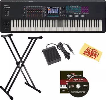 Синтезатор Roland Fantom 8 с регулируемой подставкой FANTOM-8-COMBO-DLX
