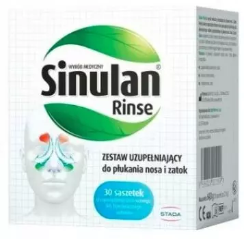 Синулан-ополаскиватель, запасной набор, 30 пакетиков. Aflofarm