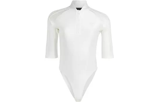 СИНЯЯ ВЕРСИЯ Боди женский белый Adidas Originals