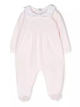 Siola боди с вышивкой, розовый