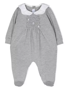 Siola боди с вышивкой, серый