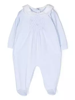 Siola боди с вышивкой, синий