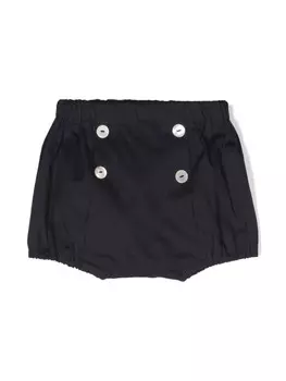 Siola двубортные хлопковые шорты, синий