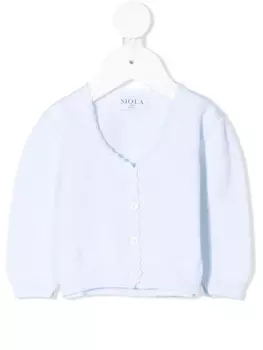 Siola кардиган с фестонами, синий